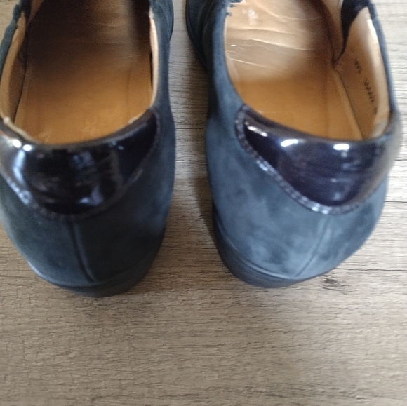 HARTJES Clog Slip On Comfort Shoe Size 7 Classic Black Suede - Picture 5 of 9